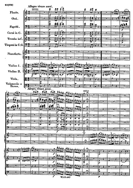 Piano Concerto No. 21 3. Allegro vivace assai (full score 