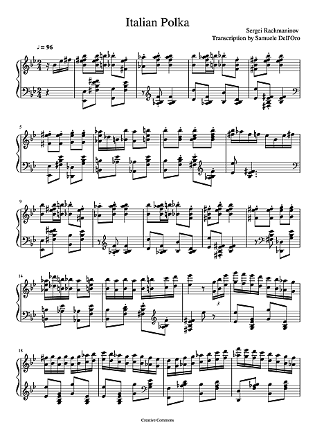 Miniatura de partitura