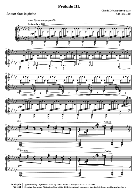 Miniatura de partitura