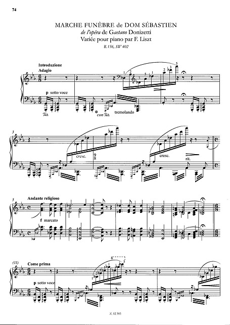 Miniatura de partitura