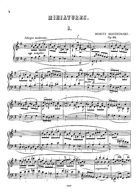 Miniatura de partitura