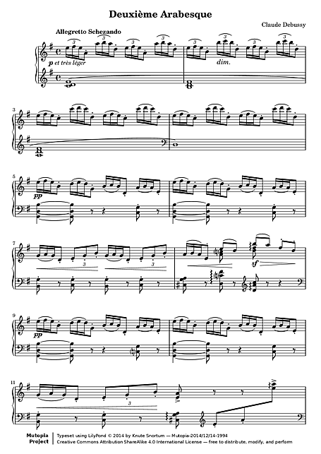 Miniatura de partitura