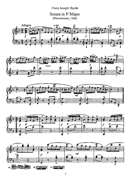 Miniatura de partitura