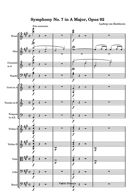 Miniatura de la partitura