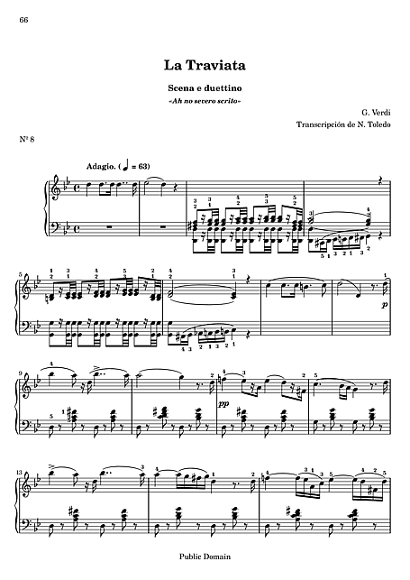 Miniatura de partitura