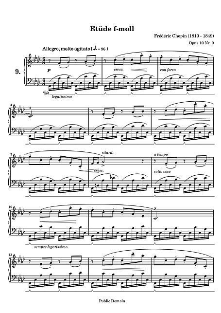 Miniatura de partitura