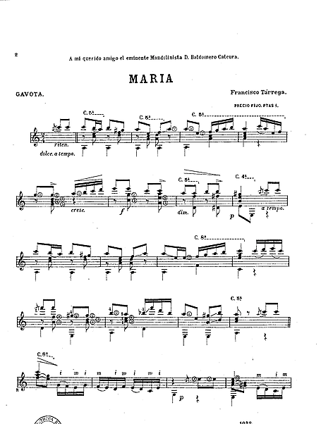 Miniatura di partitura