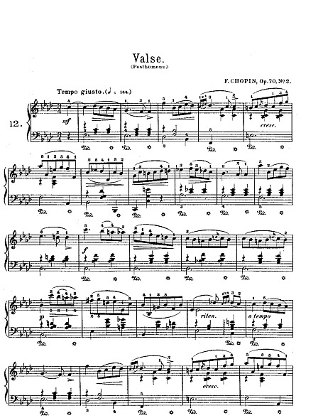 Miniatura de partitura