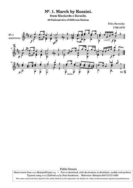 Miniatura de partitura