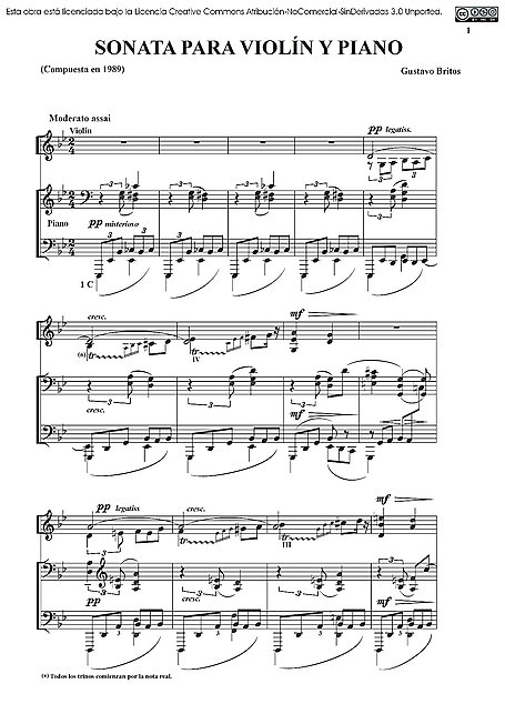 Sonata para violin piano - Sheet music - Cantorion Free sheet music, free scores