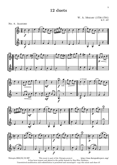 Miniatura di partitura