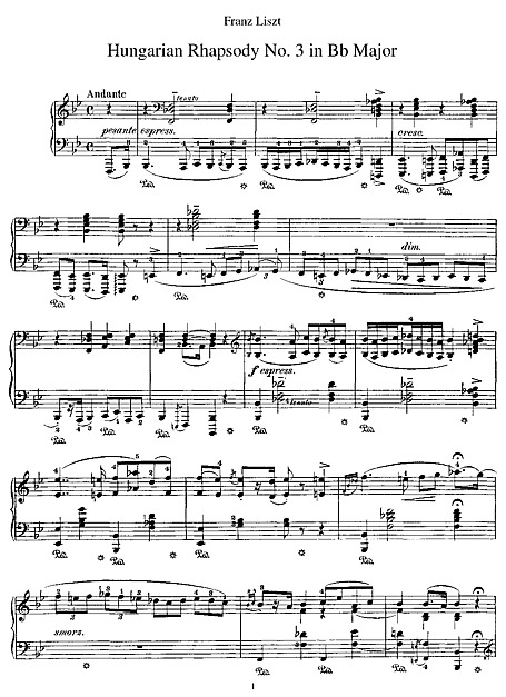 Miniatura de partitura