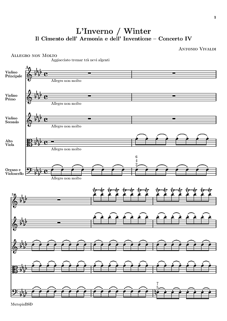 Miniatura di partitura