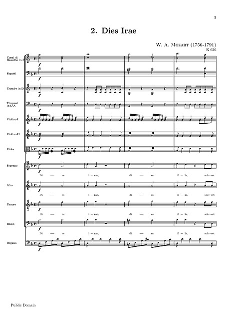 Miniatura di partitura