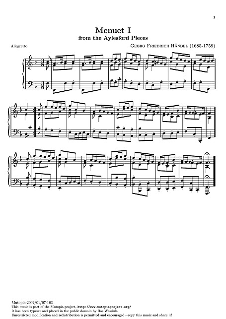 Miniatura de partitura