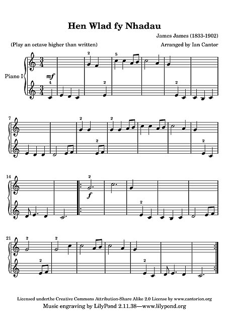 Miniatura de la partitura