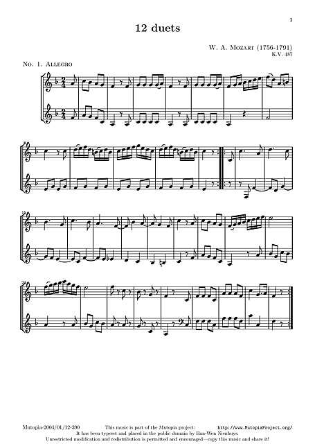 Miniatura de la partitura