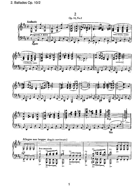 Miniatura di partitura