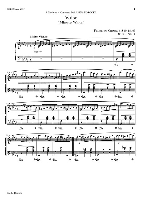 Miniatura di partitura