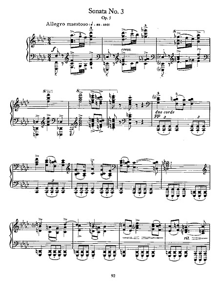 Miniatura de partitura