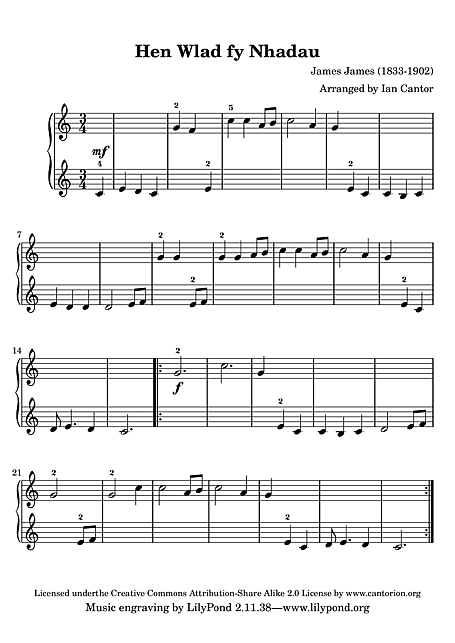 Miniatura de partitura