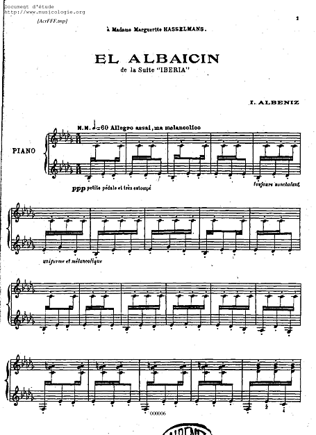 Miniatura de la partitura