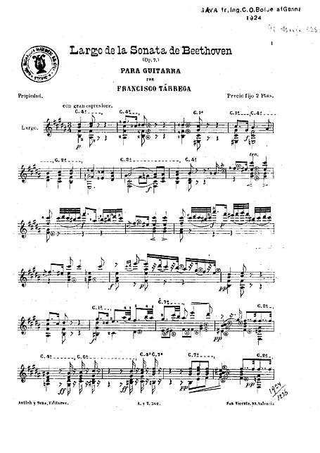 Miniatura de la partitura