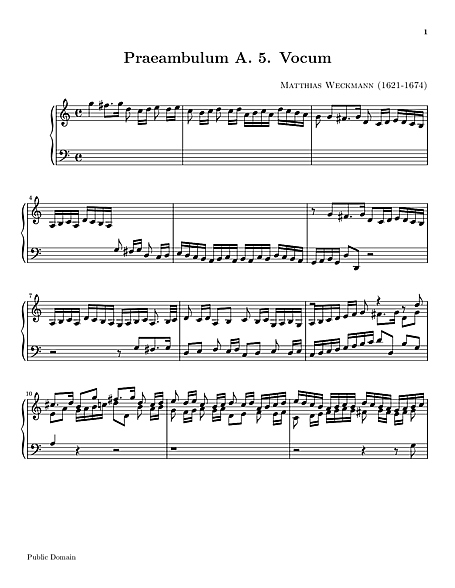 Miniatura di partitura