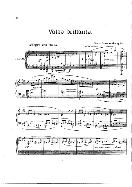 Miniatura di partitura