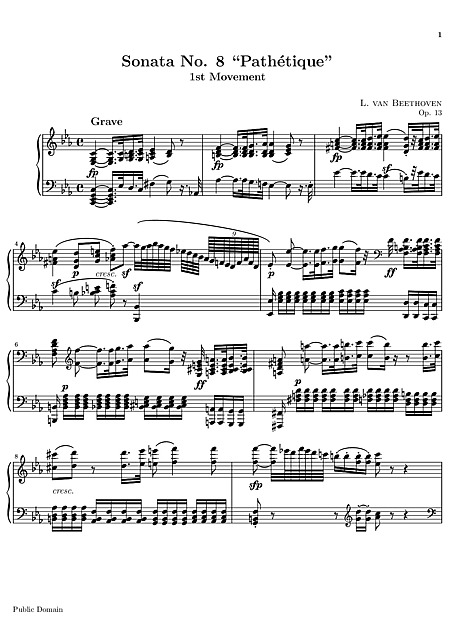 Miniatura di partitura