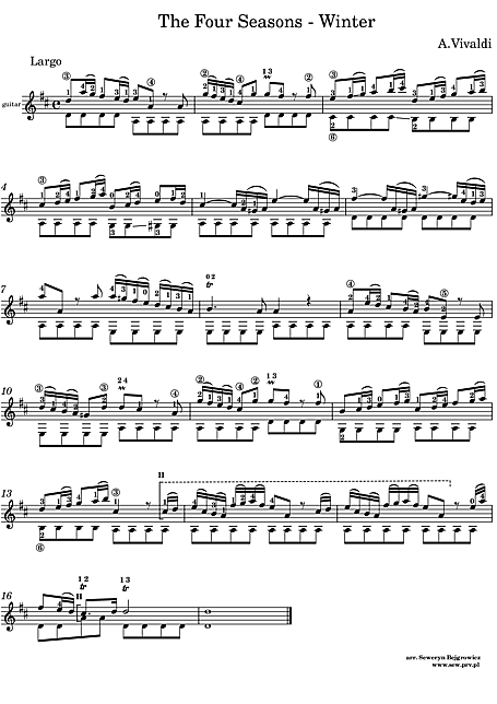 Miniatura de partitura