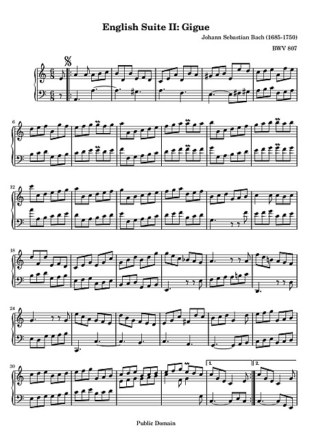 Miniatura de partitura