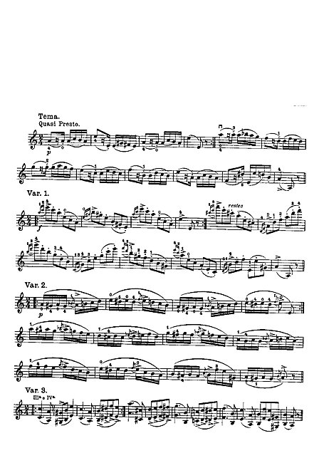 Caprice No. 24 Capricho No 24 - ヴァイオリン - 楽譜 - カントリー