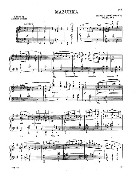 Miniatura de la partitura