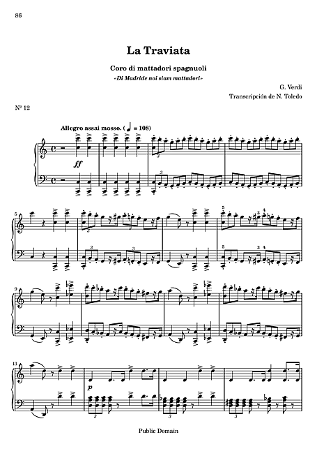 Miniatura de partitura