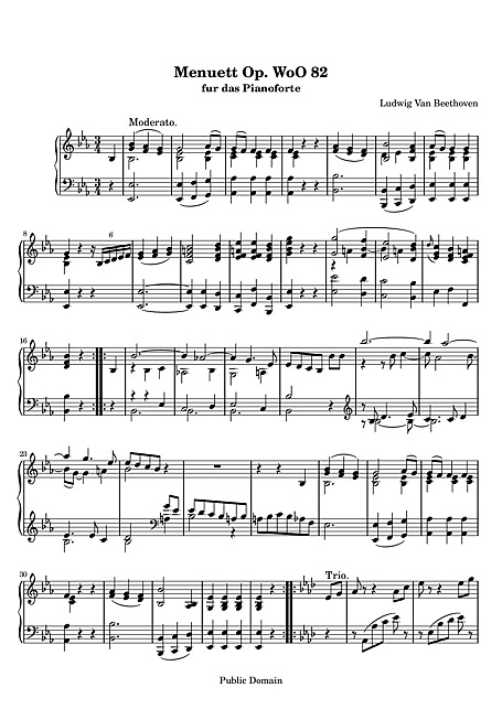 Miniatura de partitura