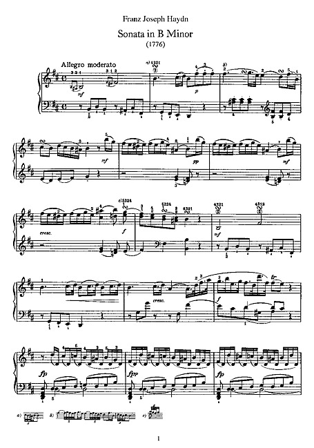 Miniatura de la partitura