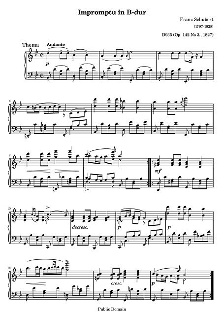 Miniatura de partitura