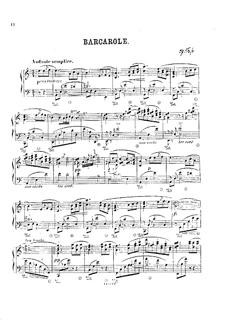 Miniatura de partitura