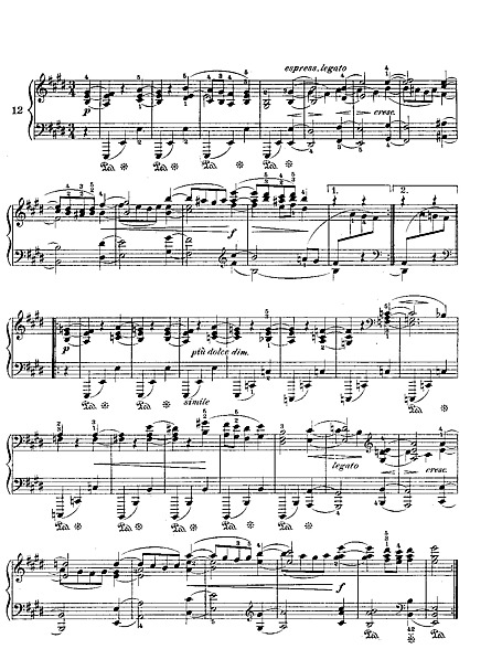 Miniatura de partitura