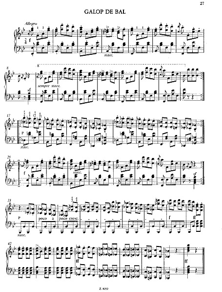 Miniatura de partitura