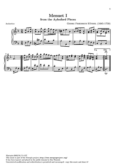 Miniatura de la partitura