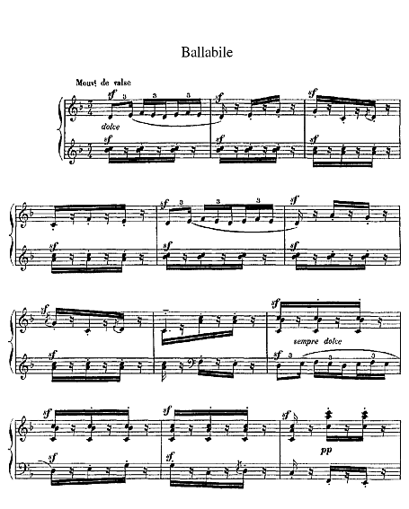 Miniatura de partitura