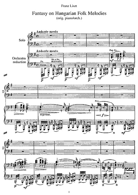 Miniatura di partitura