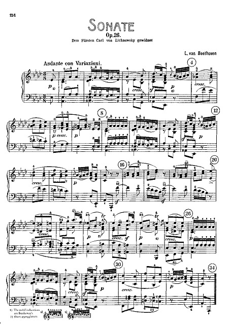 Miniatura di partitura