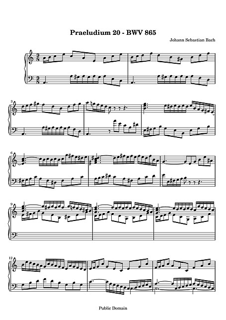 Miniatura de partitura