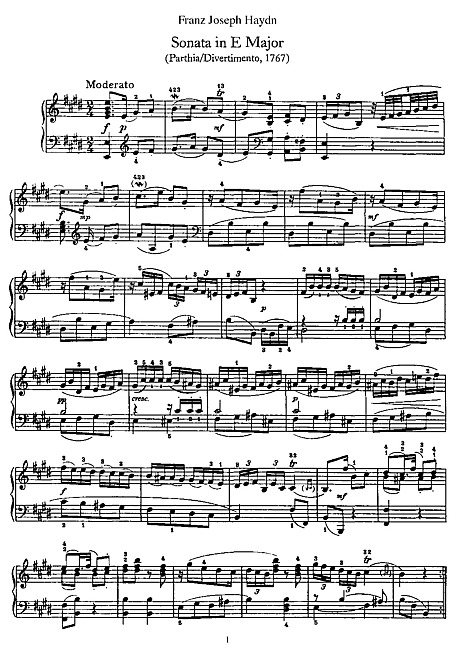 Sonata No. 13 Piano - Sheet music - Cantorion - Free sheet music