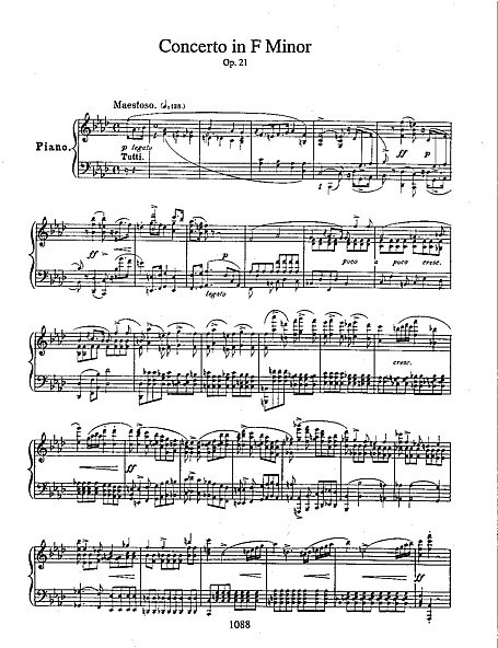 Nocturne N°21 (Chopin) - Partition de piano à télécharger