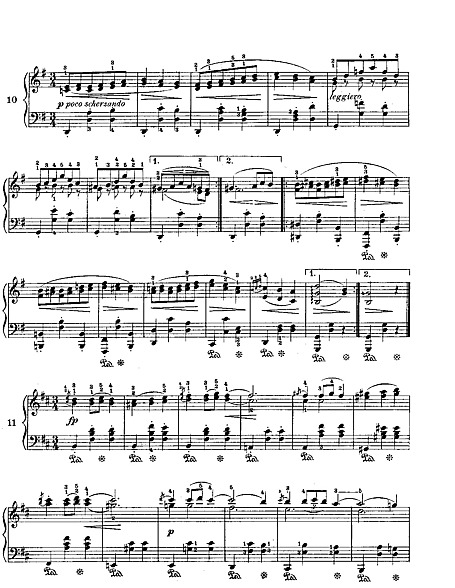 Sixteen Waltzes for piano No. 11 Piano Solo - Piano - Partituras - Cantorion,  partituras y páginas musicales gratis