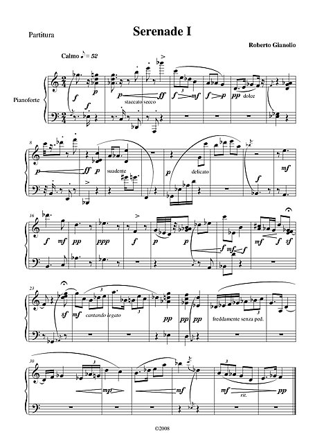 Miniatura de partitura